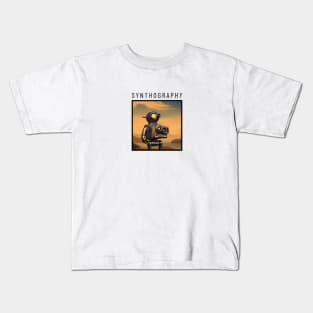 Synthography! A Man + Machine Collaboration. Kids T-Shirt